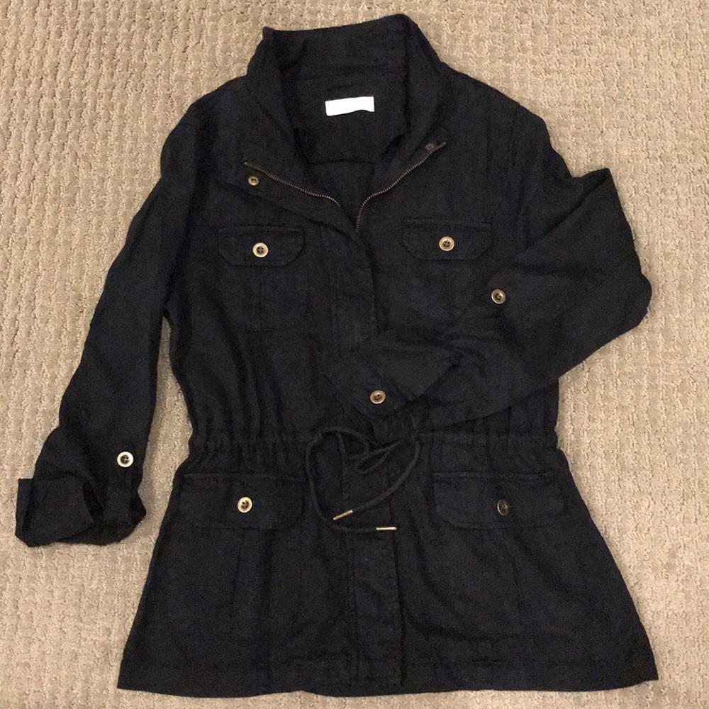 Grace and Lace Tencel Cargo Jacket